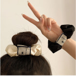 무슈봉 패브릭 곱창끈 헤어핀 곱창 머리핀 집게핀 고