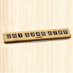 슬림우드 주차번호판 주차 전화번호판 알림판