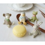 귀여운 동물 미니어처 4종 세트 선반 장식 데코 소품