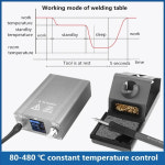 T12 PLUS 납땜 스테이션 전자 인두 보드 휴대 PCB 수리를위한 팁이있는 전화 용접 T12 X PLUS 220V