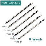 퀵무연 납땜 다리미 팁 핸들 용접 펜 도구 오리지널 전기 헤드 -3C-J-I-K-SK TSS02-3C-J-I-K-SK