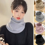남성 여성 겨울 방한 간편 똑딱이 넥워머