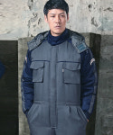 상하일체형 정비복 동복 퀼팅원단 TB-761