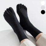 깔끔한 남자 발가락양말 중목 신축성 산뜻한 양말