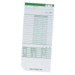 출퇴근 기록 용지 1P 사무실 회사 시간기록 알바 학원