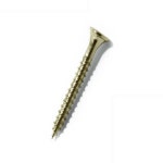 접시머리 외날 목피스 4x50 황색 10개입 TYF413