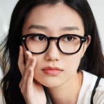 루킹포유 네오레트로 83100 뿔테안경 실버블랙