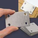사각 철 40x60mm 10P 가구리폼수리 고정쇠 DIY꺽쇠