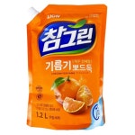 라이온코리아 참그린 기름기 뽀드득 제주 천혜향 리필 1.2L