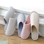 층간소음 방지 스트라이프 거실화 실내화 홈 슬리퍼