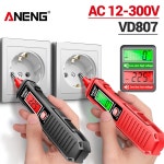 ANENG 스마트 전기 펜 테스터 NCV 센서 비접촉 와이어 감지기 도구 한 단어 유도 50Hz 60Hz AC VD807