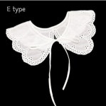 레이스 페이크 넥카라 1P 레이어드 넥케이프 레이스숄 A type