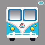 니노 미러보드 미니버스 하늘정면