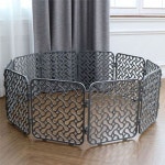 강아지 울타리 팬스 10단 애견 반려견 집 다크