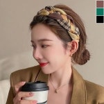 여자 꼬임 머리띠 1P 데일리 꾸안꾸 포인트 헤어밴드