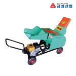 금성산업 볏짚 잔가지 파쇄기 옥수수대 퇴비용 GS-460