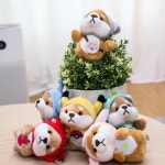 모자쓴 시바 가방 인형 키링 6종 돼지