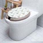 트라이앵글 소프트 변기커버 U형 중형 변기 커버