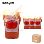 우림식품 우림 사과잼 5kg 파우치 한박스 5kg x 3ea