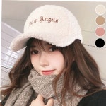 겨울모자 방한모자 엔젤자수 뽀글이 캐주얼 겨울볼캡