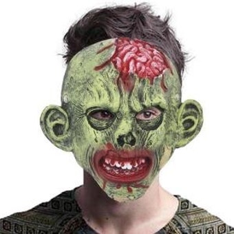 공포 좀비 얼굴 커버 할로윈 무서운 피 묻은 마스크 의상 소품 멋진 풀 헤드 장식