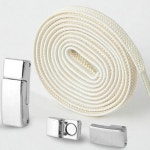 매듭없는 신발끈 메탈 마그네틱 자석 버클 무매듭 운동화끈 세트