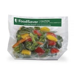 푸드세이버 푸드세이버 FoodSaver 0 94L 프리즈 앤 스팀 전자레인지 싱글 쿠킹 백 음식 보관 16개입 투명