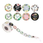 꽃포장 감사 스티커 8종 500장 3