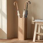레나틱 원목 모던 인테리어 사각 대용량 가정 우산꽂이 우산통 홀더