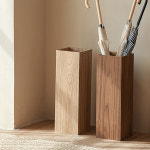 레나틱 원목 모던 인테리어 사각 대용량 가정 우산꽂이 우산통 홀더