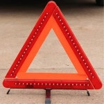 차량용 접이식 LED 안전 삼각대 비상용 모닝 쏘렌토 BMW 아우디