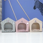 사각 텐트형 펫하우스 중소형견용 고양이방석 U115859