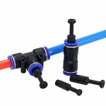 공압 플러그 피팅 퀵 나일론 블랭킹 호스 튜브 푸시 맞춤 방진 씰 커넥터 에어 라인