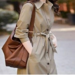 간절기 롱코트 핸드메이드코트 봄 셔츠코트 롱 여자코 ONE