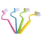 화장실 변기 안쪽 구석 청소용 굴곡 청소솔 10개 욕실 브러시 성당 공용화장실 절