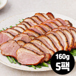 쉐프의밥상 흑후추 훈제오리 가슴살 오리고기 슬라이스 160g X 2팩