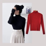 UND 5054 여자기본 골지목폴라니트