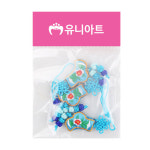 전통 버선 매듭 고리 3개입 X10개 공예 재료 한복 DIY 만들기 매듭끈