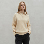 마인드브릿지 반집업 니트 MXKT7207