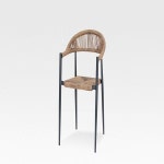 라탄 스틸 디자인 체어 K2551
