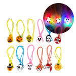 선물 학원 12개 혼합 반짝반짝 할로윈 목걸이 라이트