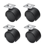 운반구 서랍 가구 회전 바퀴 발통 4개 이동용 부속