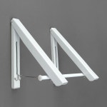 공간활용 접이식 벽걸이 행거 폴딩 벽옷걸이