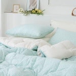 데이지 이불베개세트 민트 먼지없는 이불