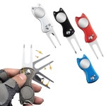 런웨이브 디봇 매너있는 준비된 골퍼 디보트 툴 접이식 디봇