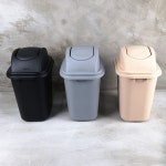 진성울트라 인테리어 휴지통 다용도 업소용 카페용 사무실 쓰레기통 화장실휴지통 13L 하부만 1개