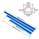 T 트랙 목공 슬롯 슬라이드 알루미늄 마이터 지그 나사 고정 장치 톱 라우터 테이블 도구