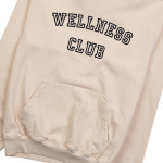 스포티앤리치 여성 웰니스 클럽 후드 티셔츠 WELLNESS CLUB FLOCKED HOODIE CREAM 58686817