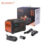 650W 휴대용 발전소 500W 태양광 발전 뱅크 110V 야외 캠핑 충전식 발전기 22