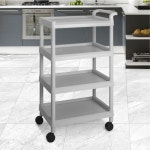 고품질 서빙 주방 업소용 트롤리 식당 이동식 웨건 카트 미용 WDB7EA9